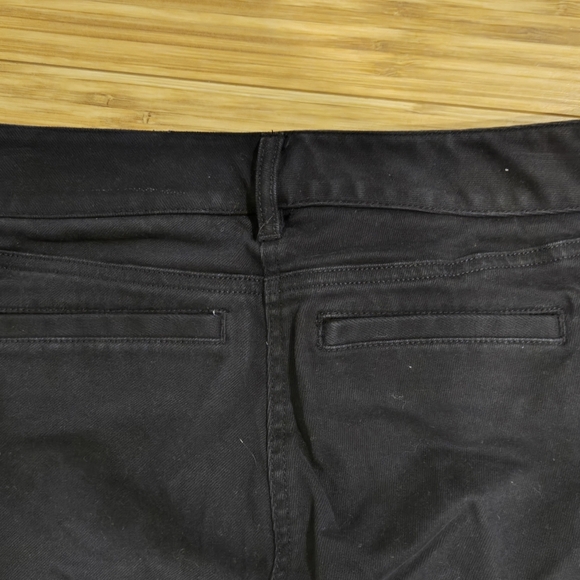 Loft Black Skinny Jeans with Zipper Pockets - Picture 6 of 6